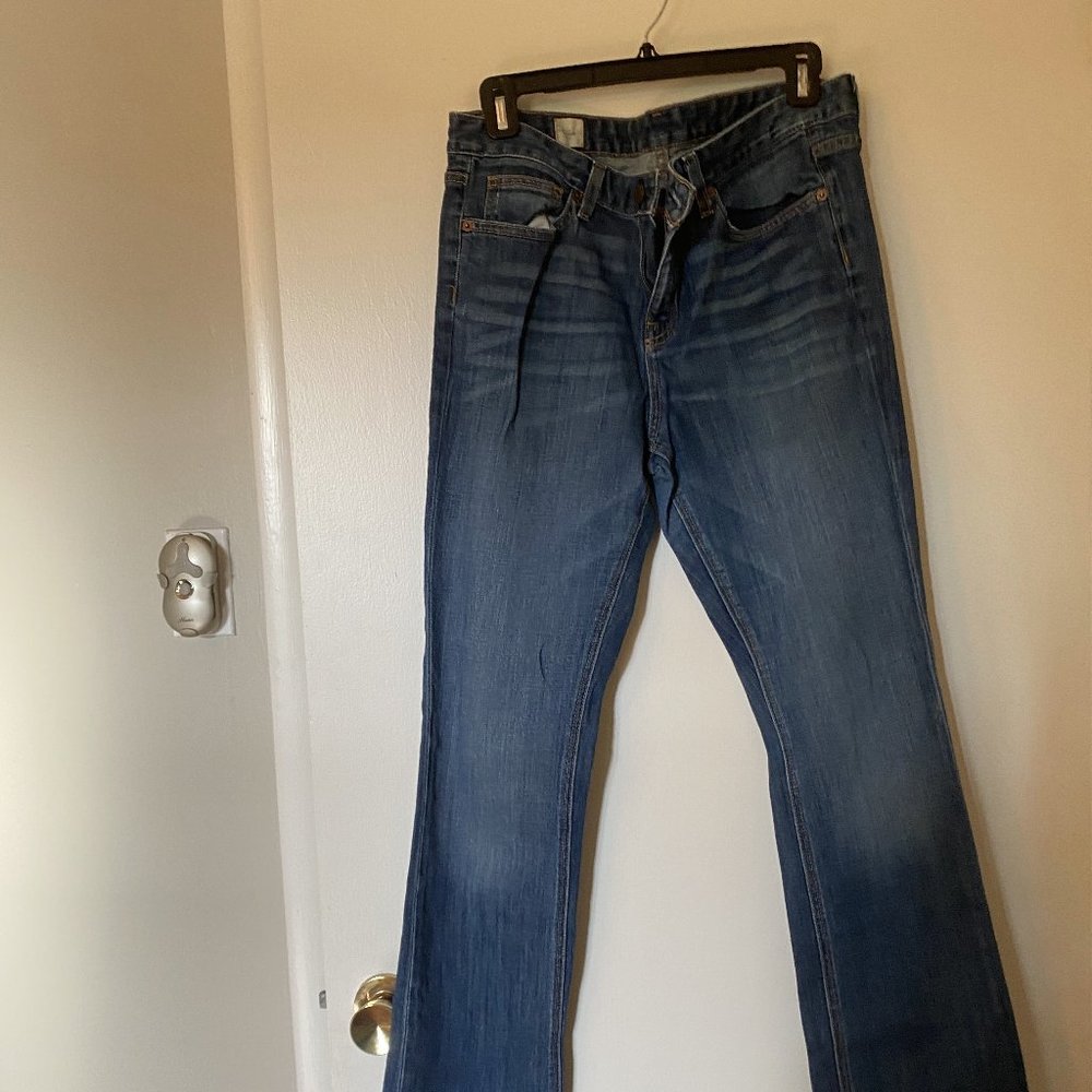 Lands End Canvas Boot Cut Jeans